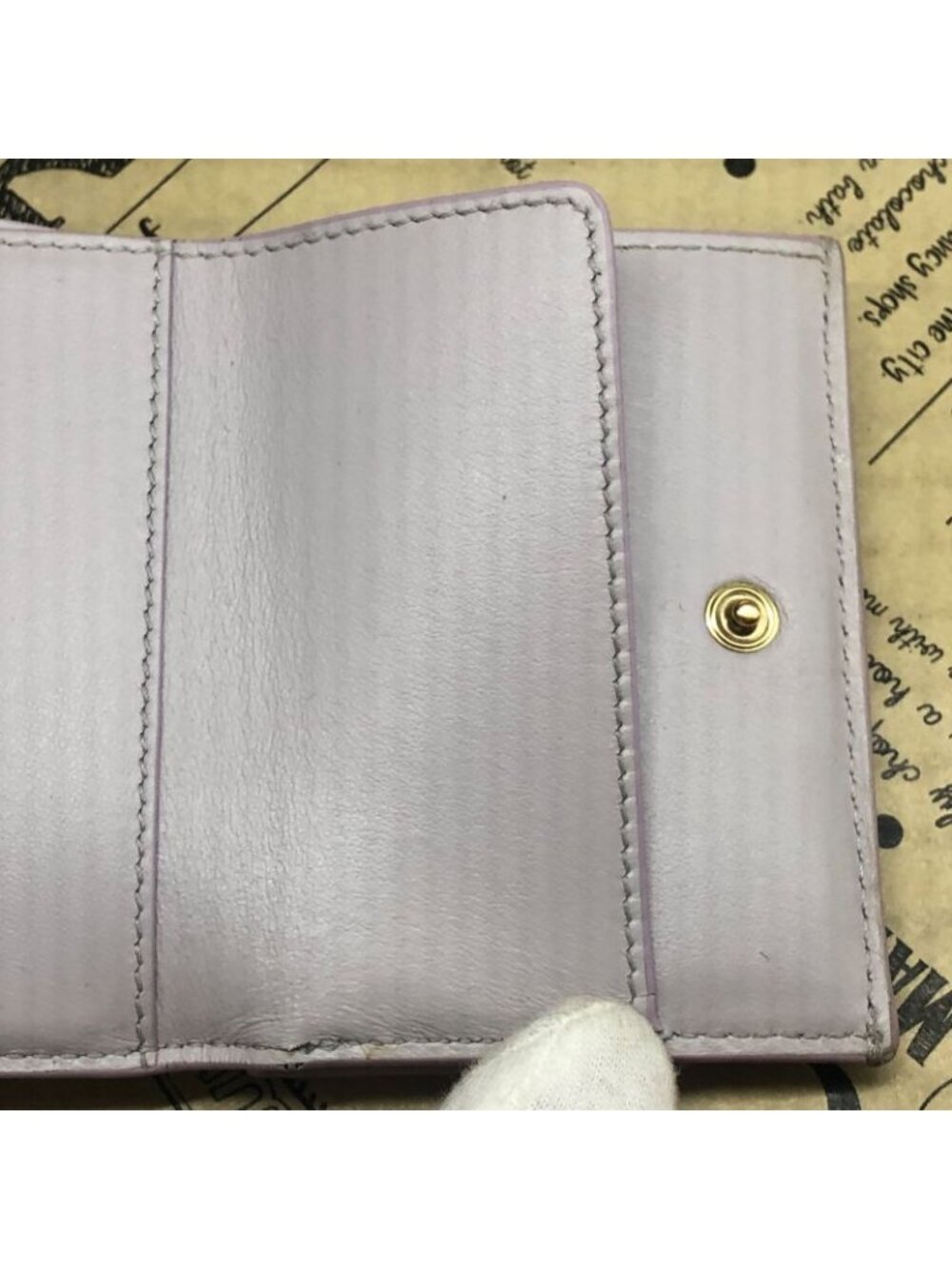 Celine Trifold Wallet Compact Card Billfold Coin - Picture 10 of 15